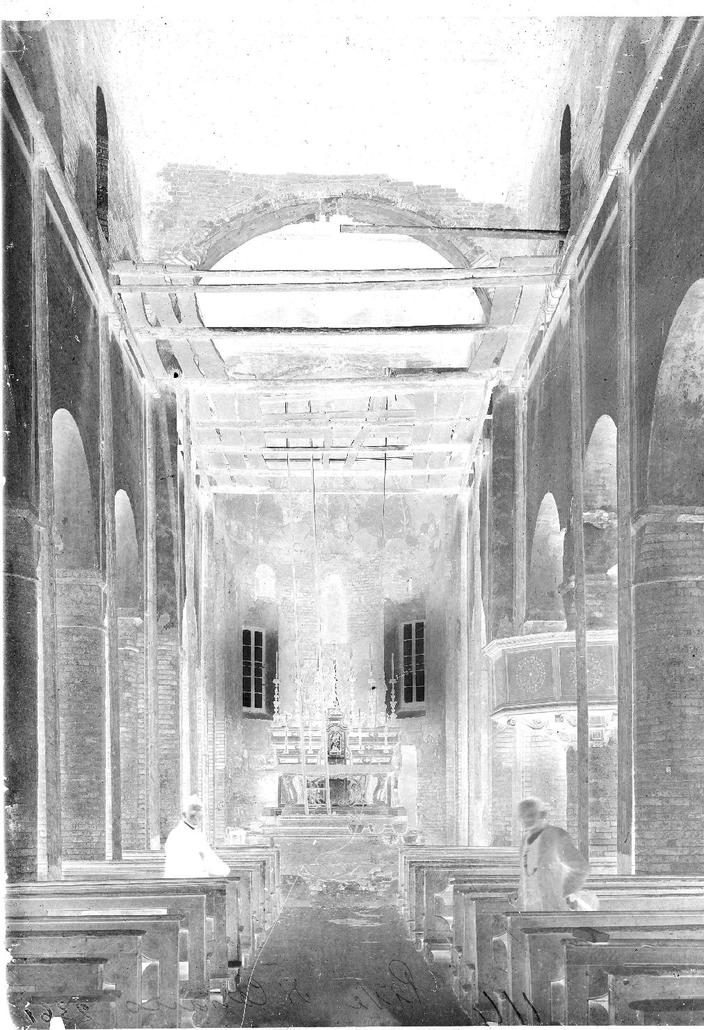 Lombardia - Mantova <provincia> - Pieve di Coriano - Chiesa parrocchiale di Santa Maria Assunta (negativo) di anonimo (XX)