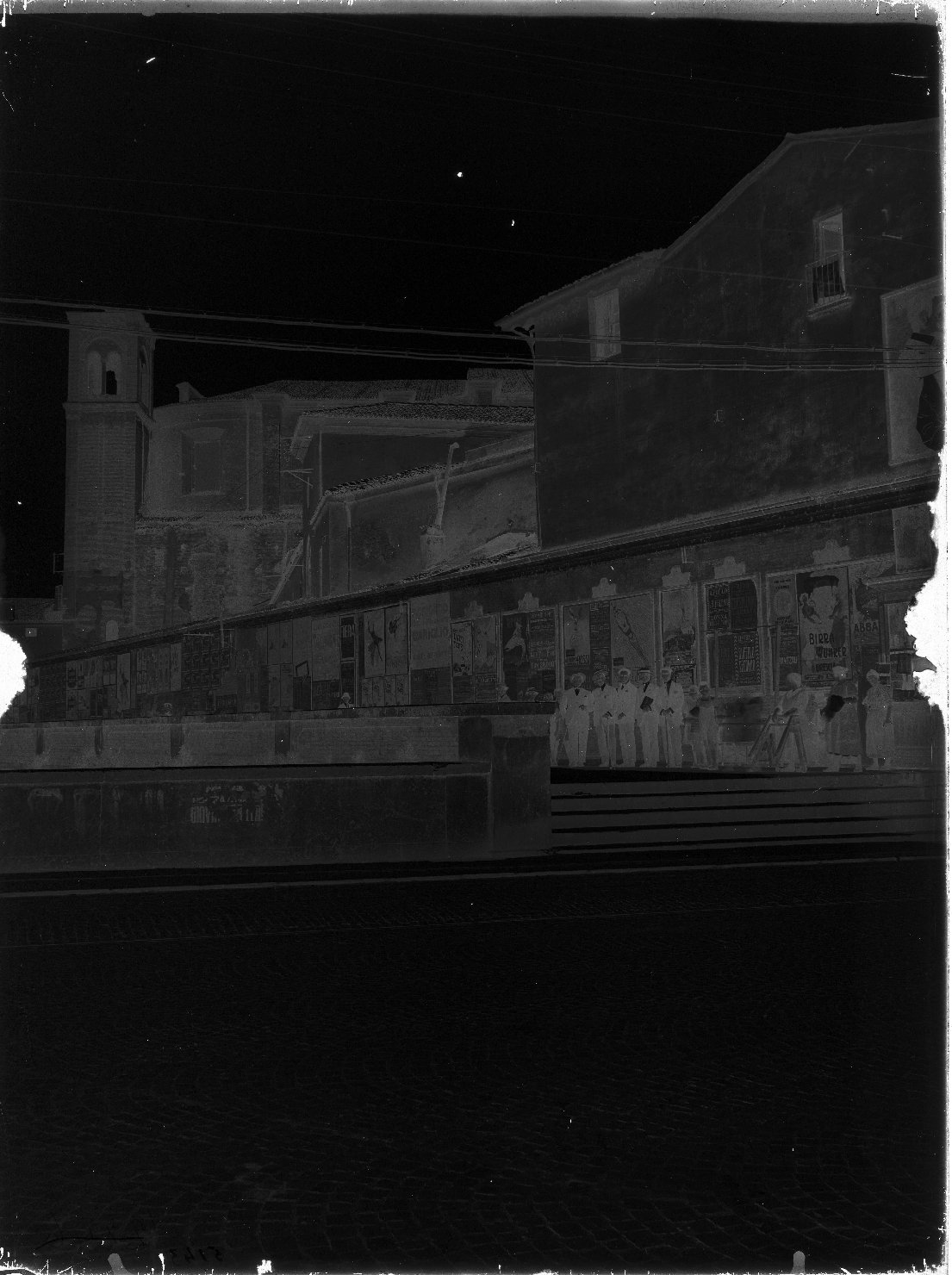 Vedute urbane - Centri storici (negativo) di anonimo (XX)