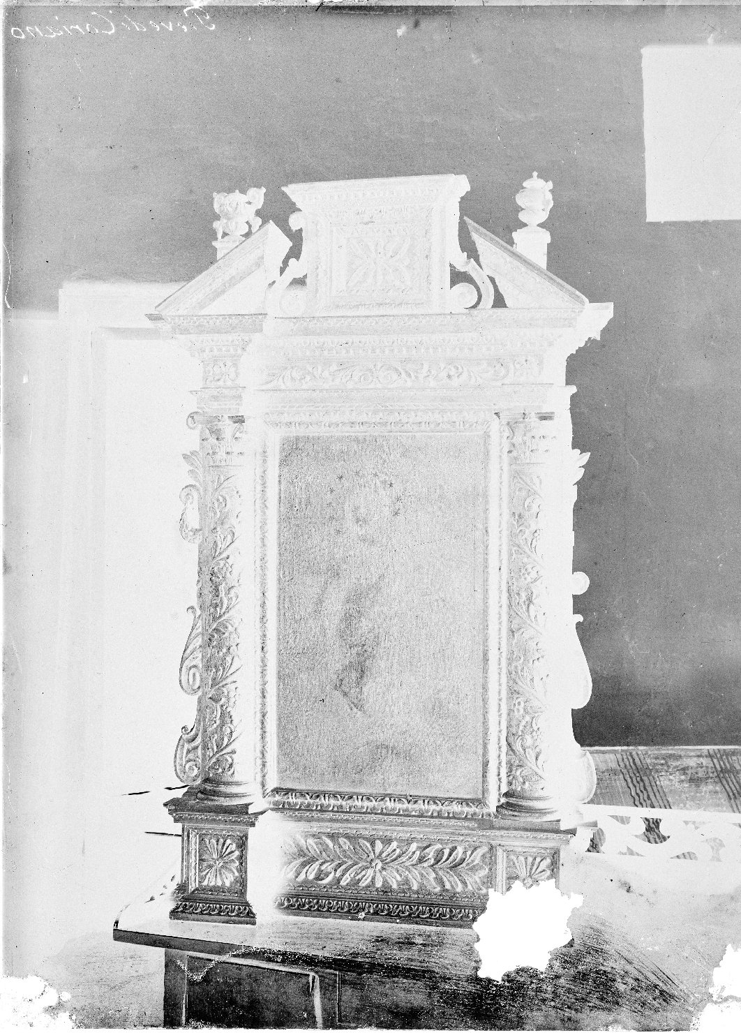 Arti applicate - Arredi sacri - Mobili - Cattedre (negativo) di anonimo (XX)