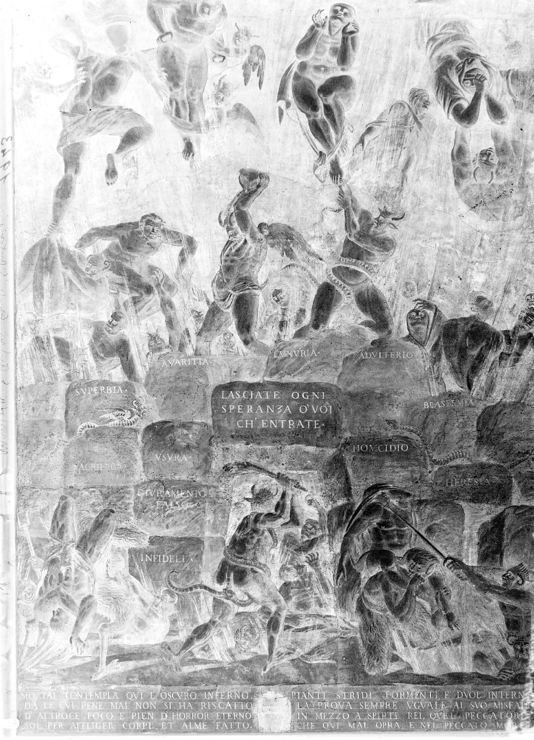 Architettura - Decorazioni - Pittura - Affreschi (negativo) di anonimo (XX)