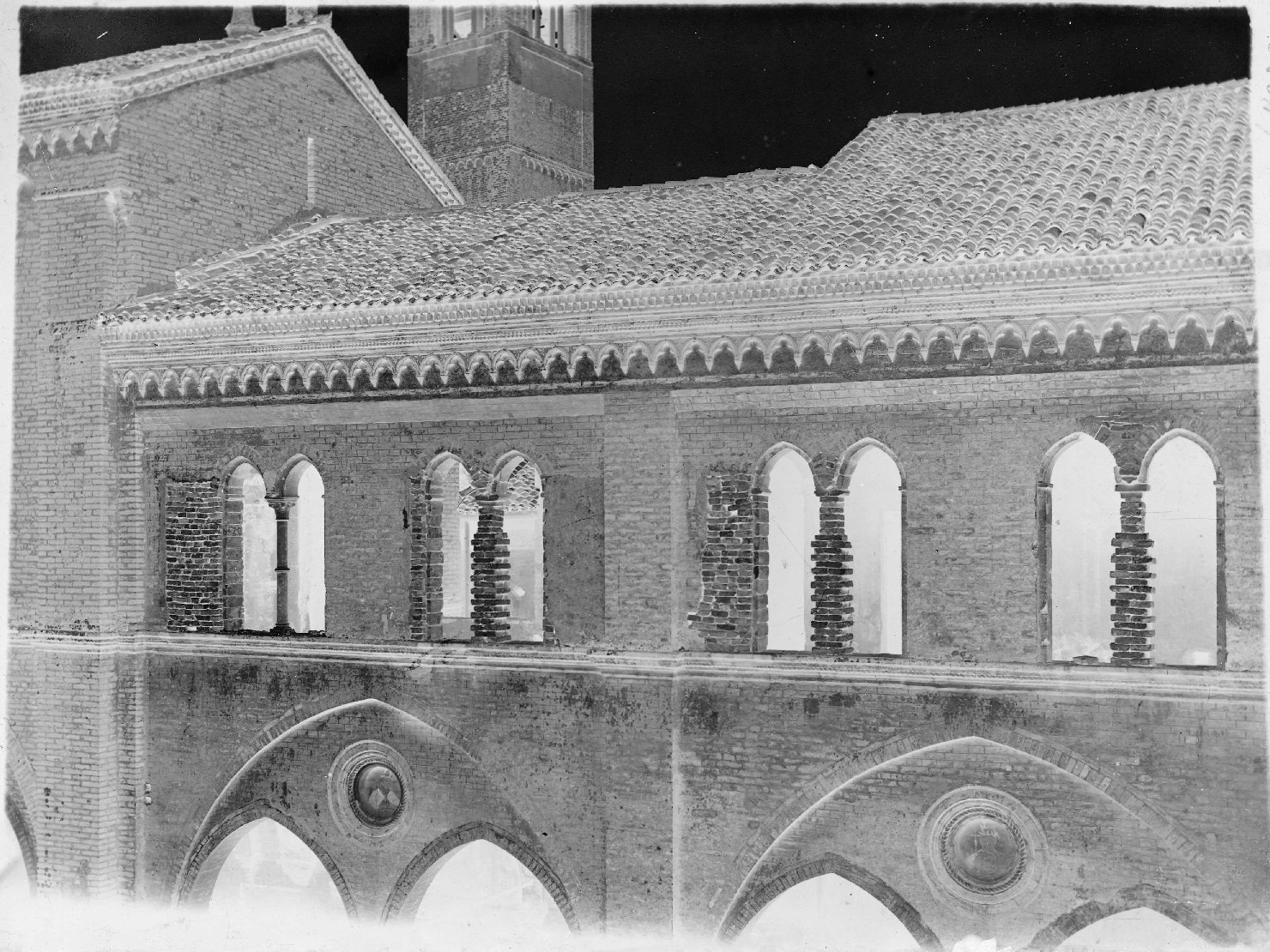 Lombardia - Mantova <provincia> - San Benedetto Po - Abbazia di Polirone (negativo) di anonimo (XX)