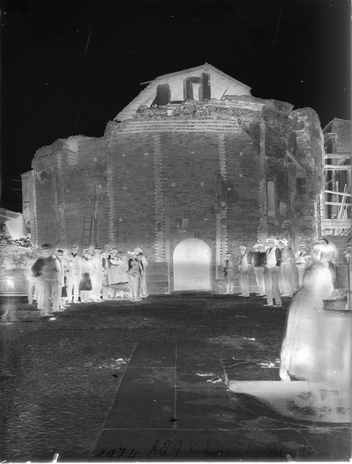 Architetture - Mantova - Chiese - Demolizioni (negativo) di Anonimo (XX)