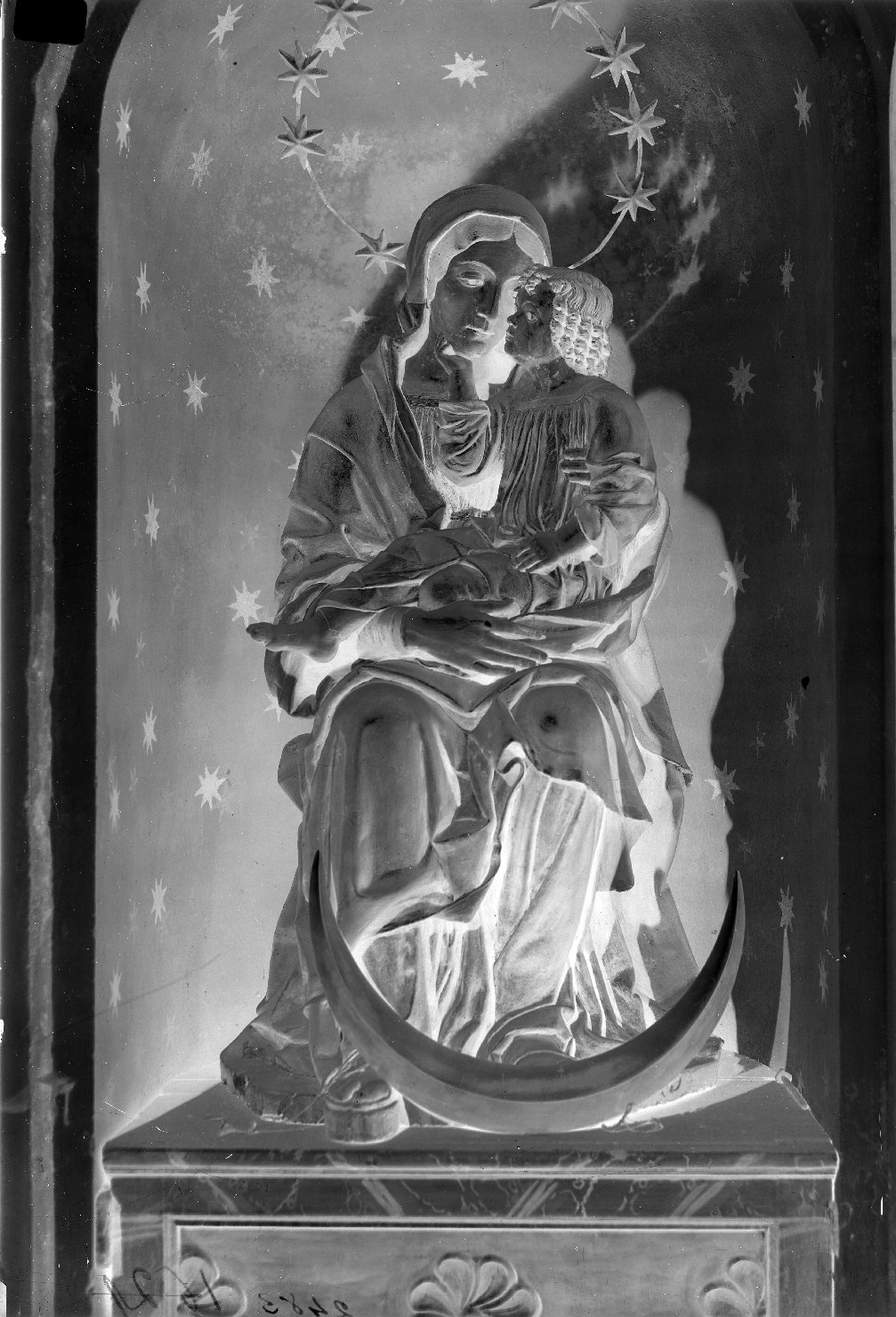 Madonna col Bambino - Sculture (negativo) di Anonimo - ambito lombardo (XX)