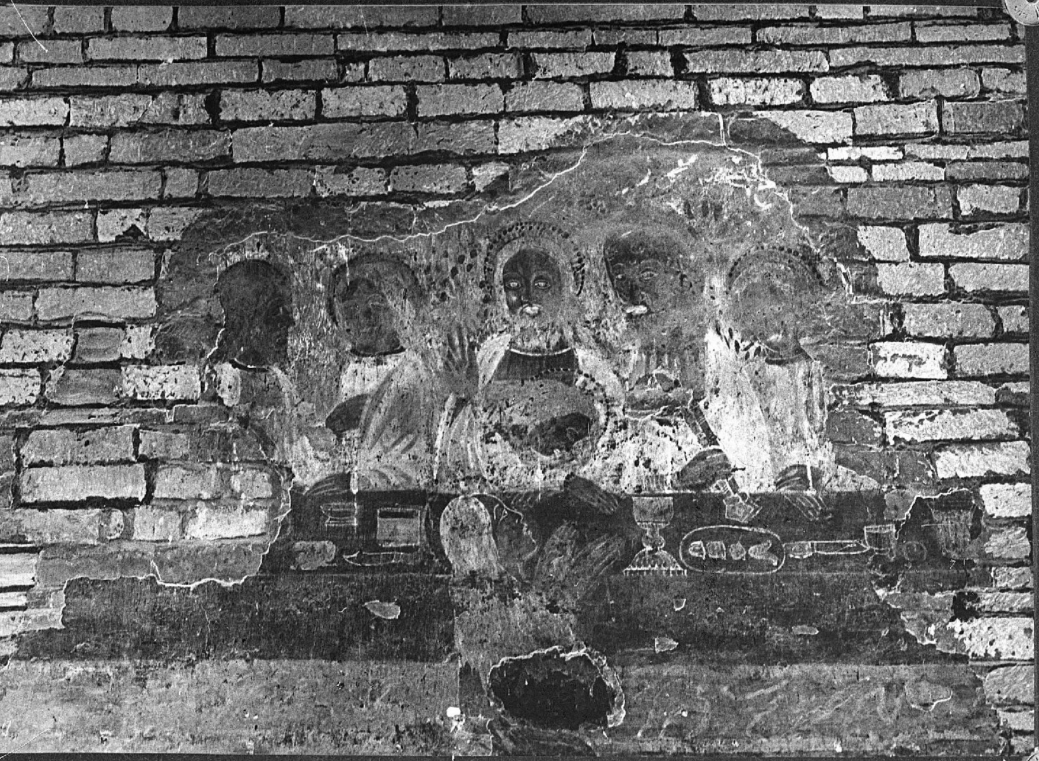 Pitture murali - Pieve di Coriano (negativo) di Stori, A, Anonimo (XX)