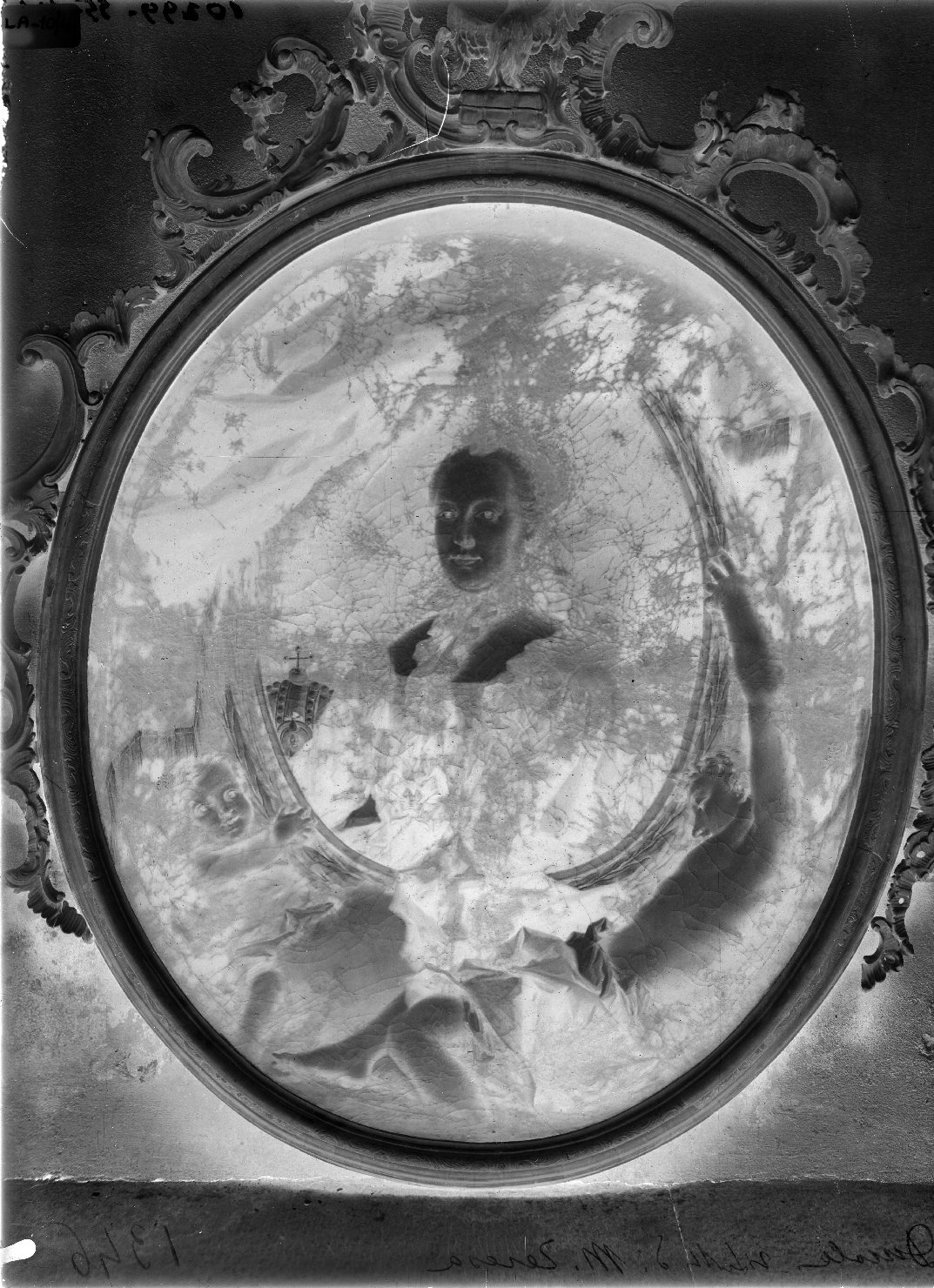 Ritratto di Maria Teresa D'Austria - Dipinti (negativo) di Anselmi, Giorgio, Anonimo (XX)