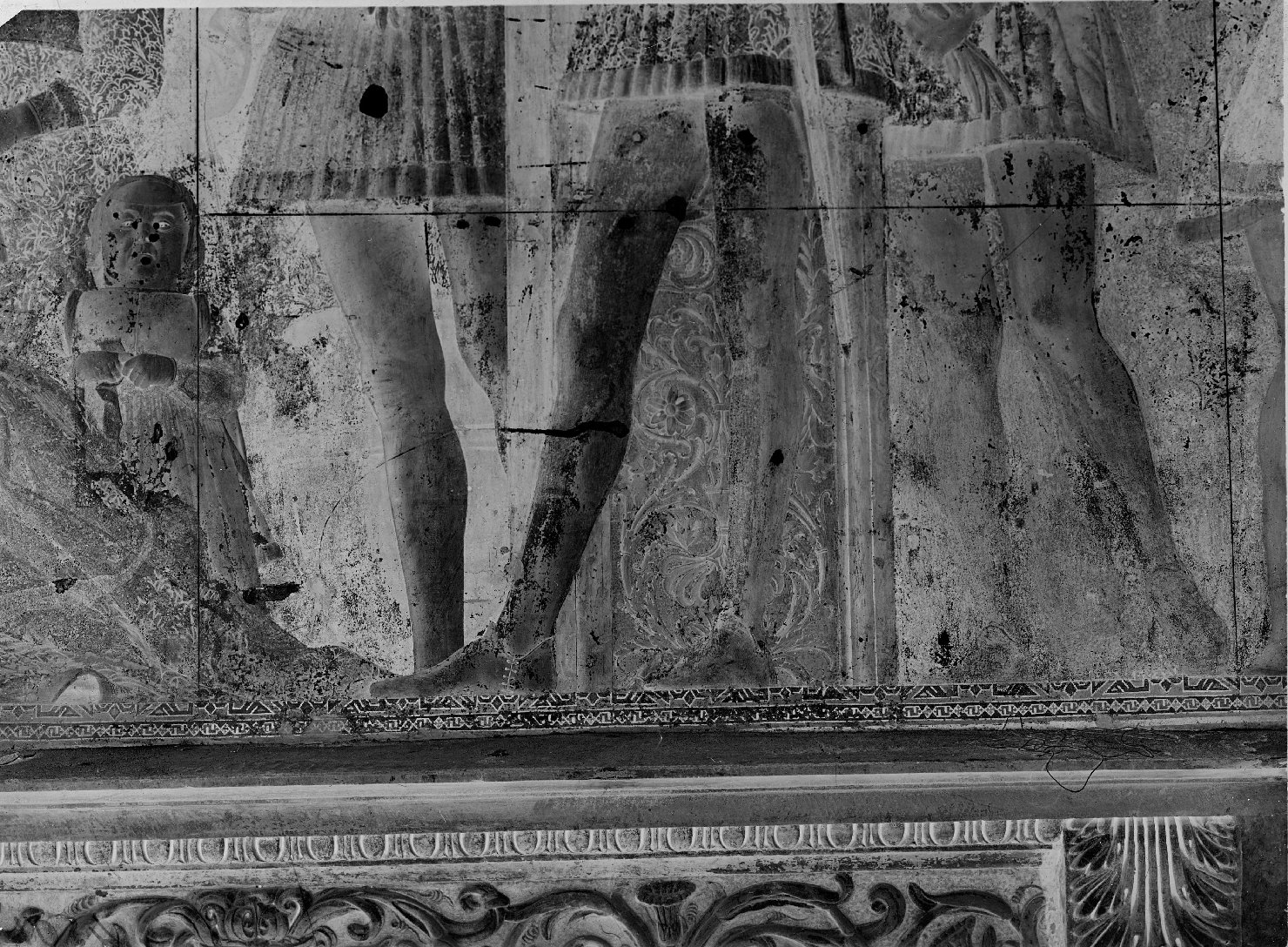 Mantova - Dipinti murali - Restauri (negativo) di Mantegna, Andrea, Anonimo (XX)