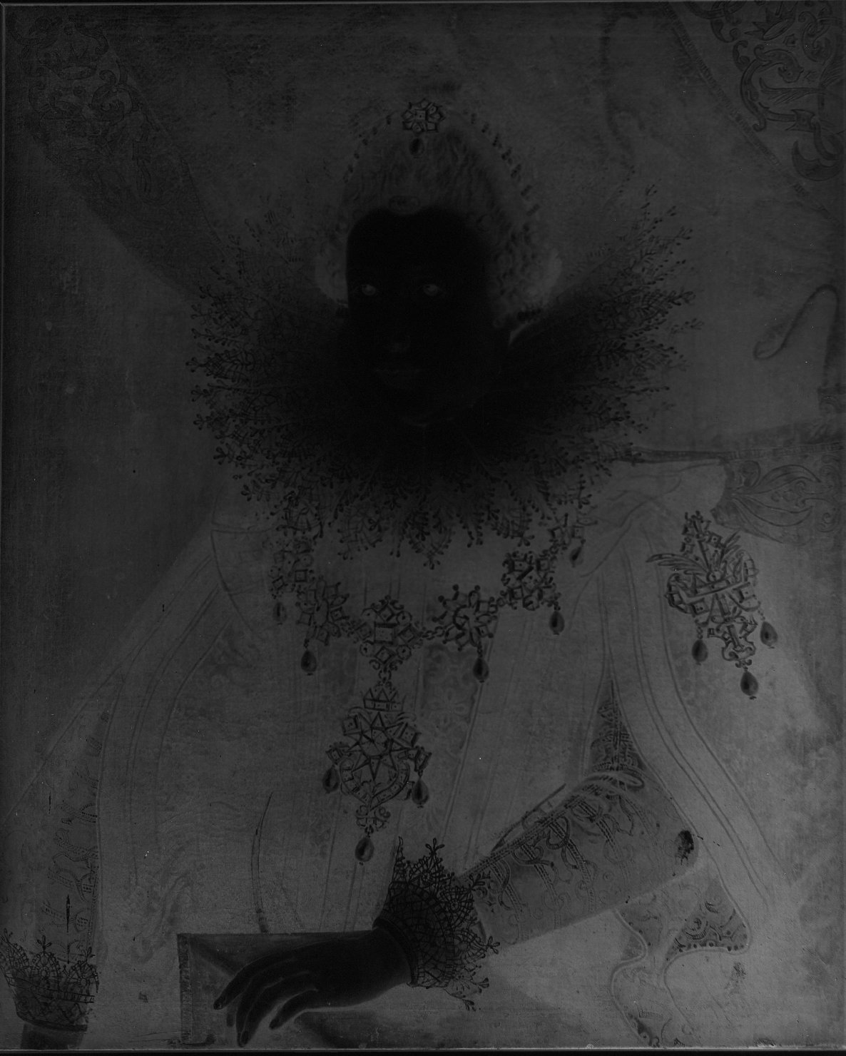 Anna d'Asburgo - Dipinti - Mantova (negativo) di Anonimo - ambito tedesco (XX)