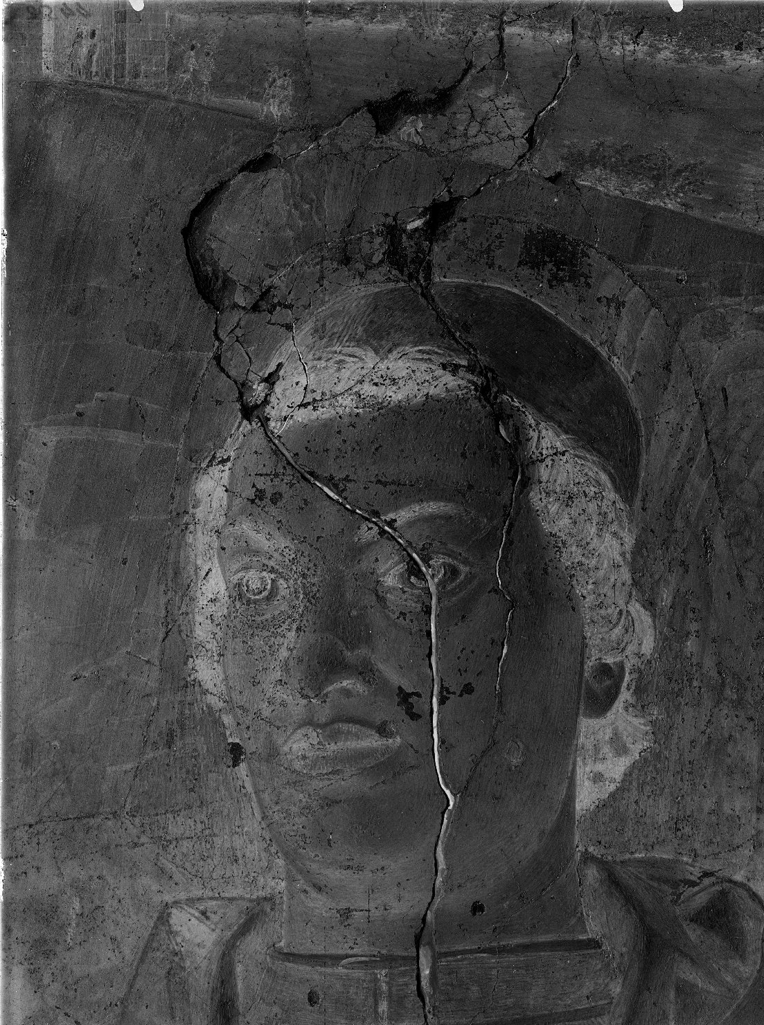 Mantova - Dipinti murali - Restauri (negativo) di Mantegna, Andrea, Anonimo (XX)