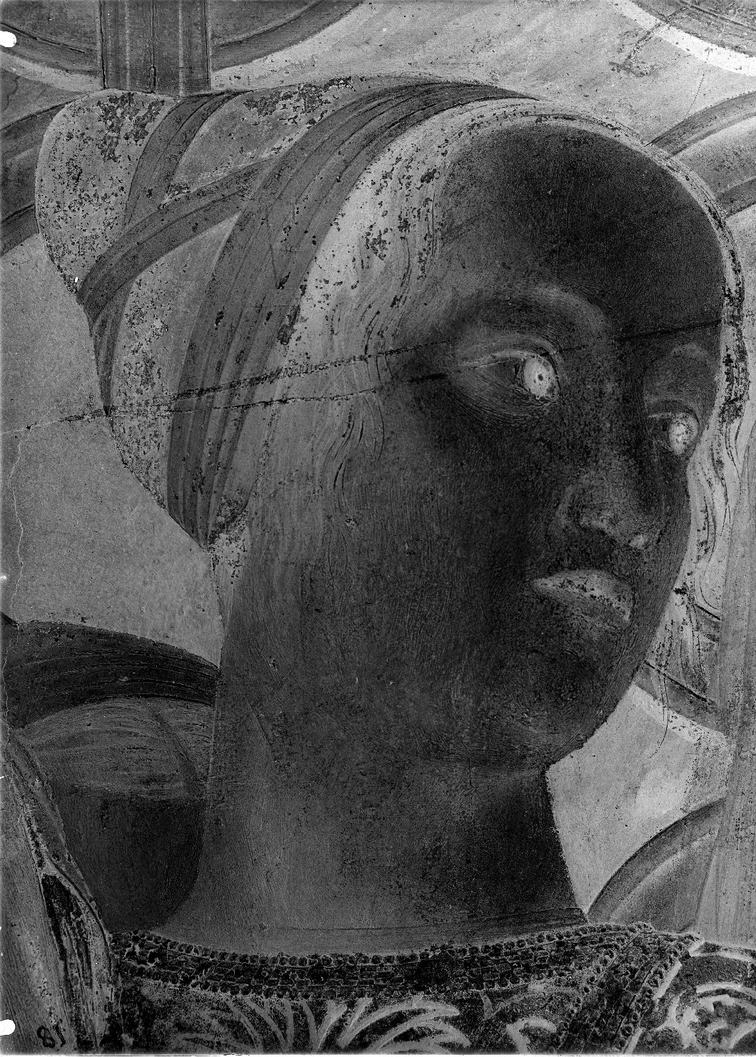 Mantova - Dipinti murali - Restauri (negativo) di Mantegna, Andrea, Anonimo (XX)