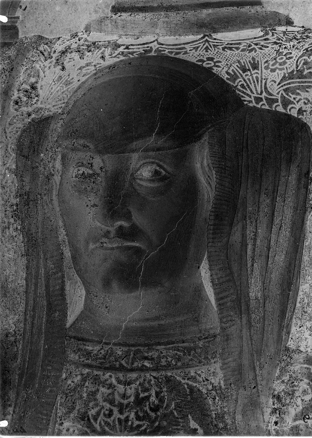 Mantova - Dipinti murali - Restauri (negativo) di Mantegna, Andrea, Anonimo (XX)