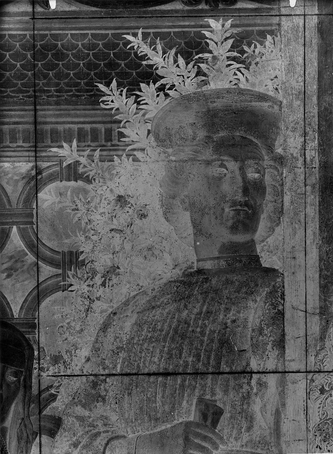 Mantova - Dipinti murali - Restauri (negativo) di Mantegna, Andrea, Anonimo (XX)