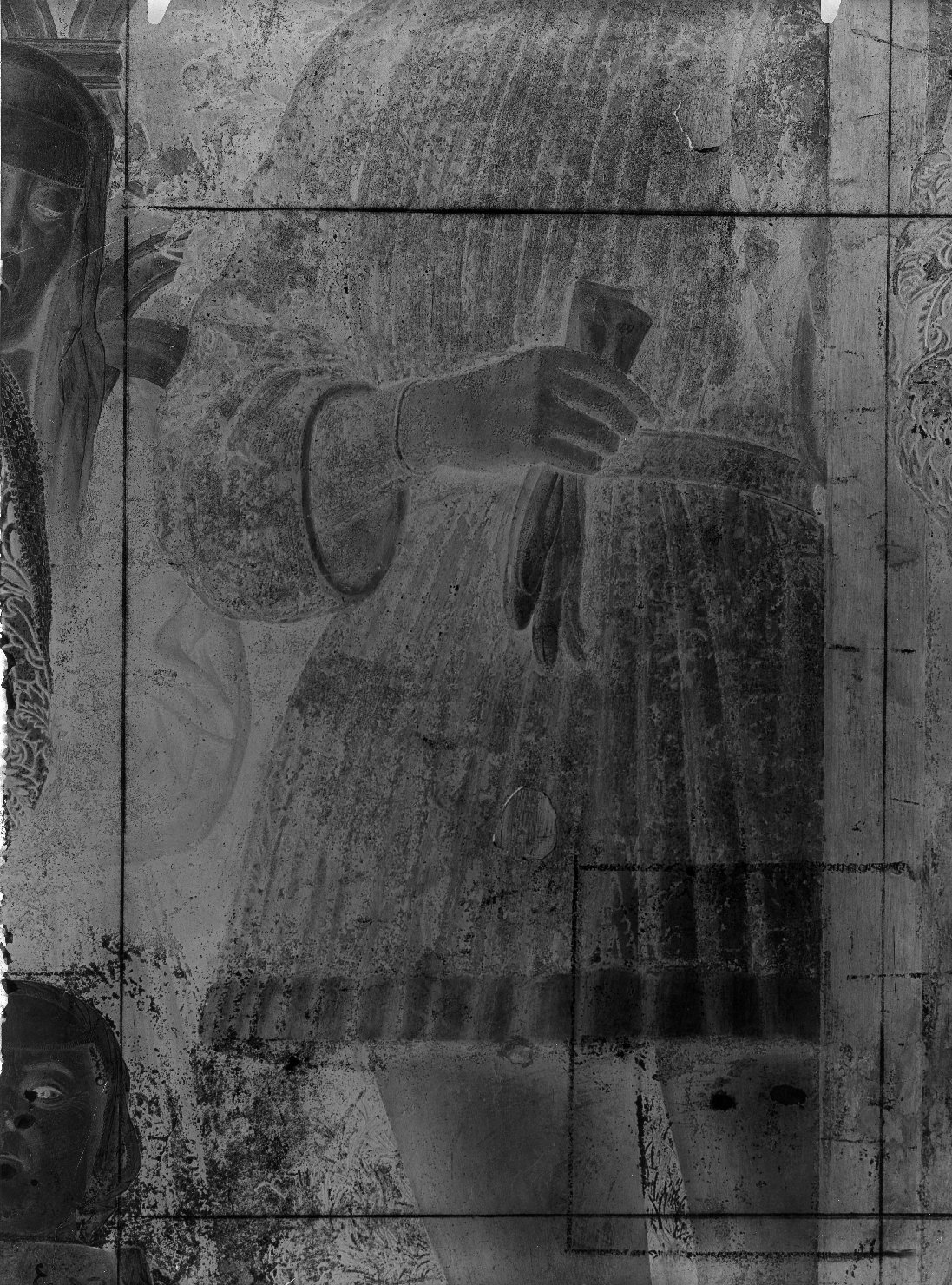 Mantova - Dipinti murali - Restauri (negativo) di Mantegna, Andrea, Anonimo (XX)