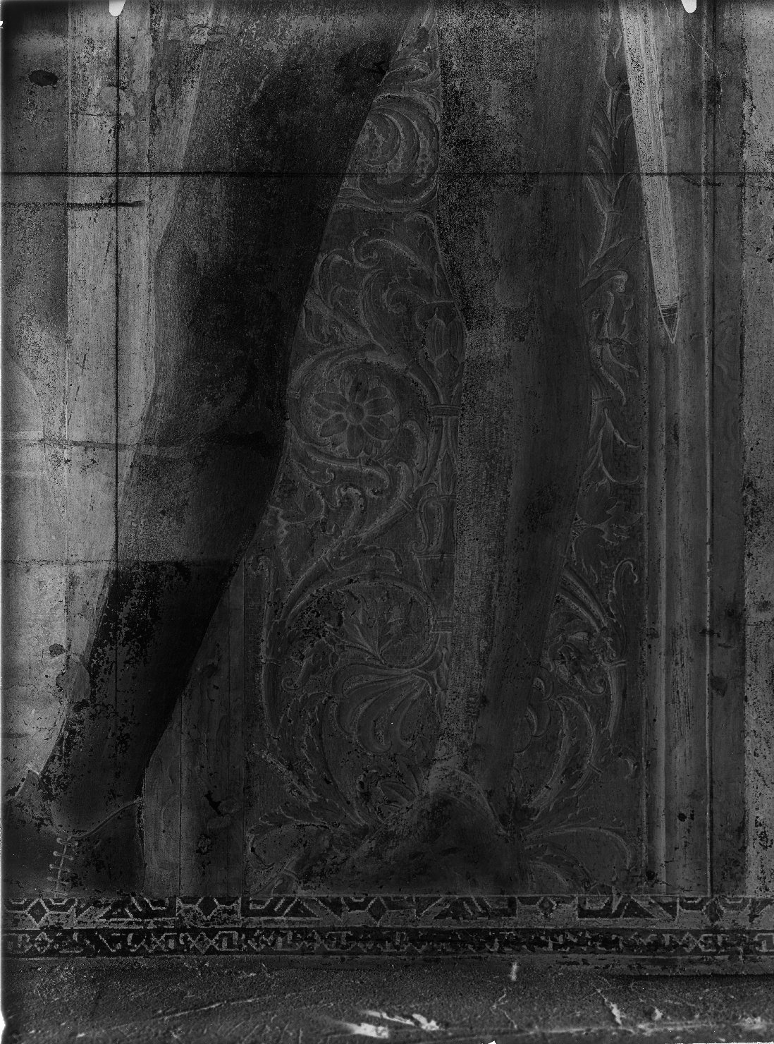 Mantova - Dipinti murali - Restauri (negativo) di Mantegna, Andrea, Anonimo (XX)