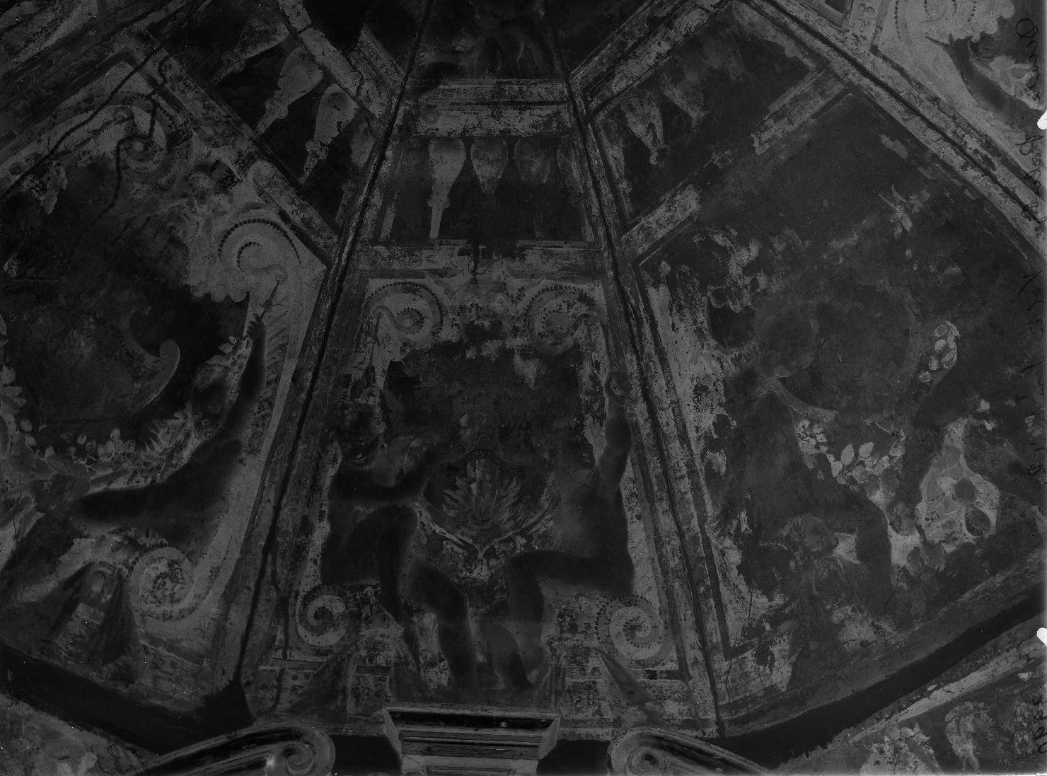Mantova - Decorazioni - Dipinti murali (negativo) di Costa, Lorenzo (il Giovane) (cerchia), Anonimo (XX)