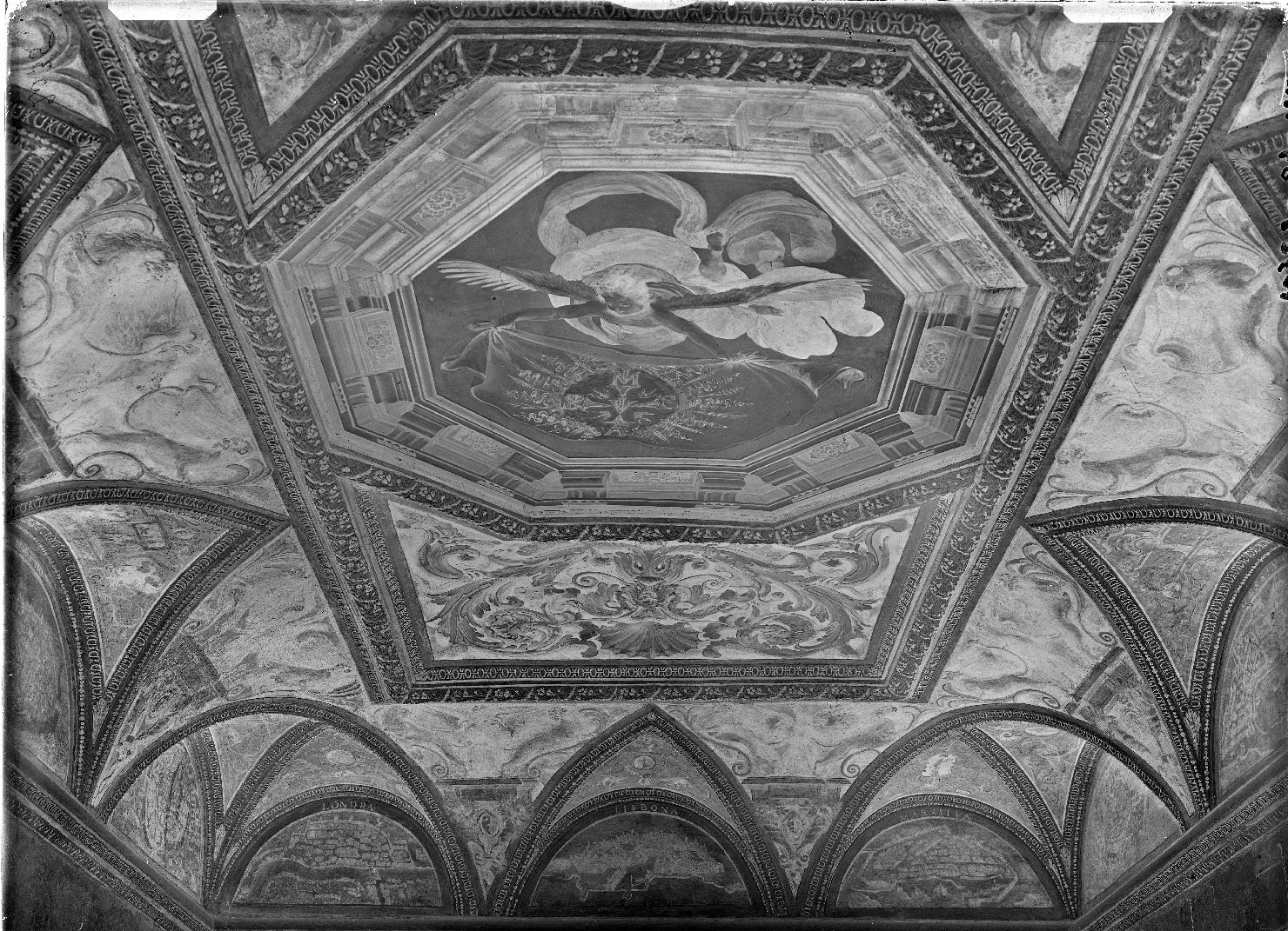 Mantova - Decorazioni - Dipinti murali - Restauri (negativo) di Viani, Antonio Maria (attr), Anonimo (XX)