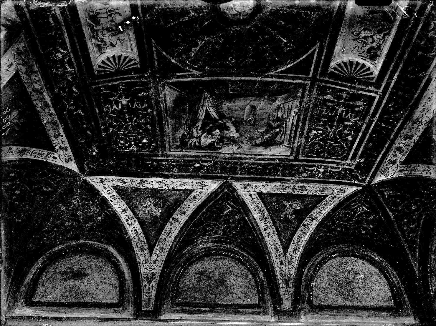 Mantova - Architetture - Pitture murali (negativo) di Anonimo (XX)