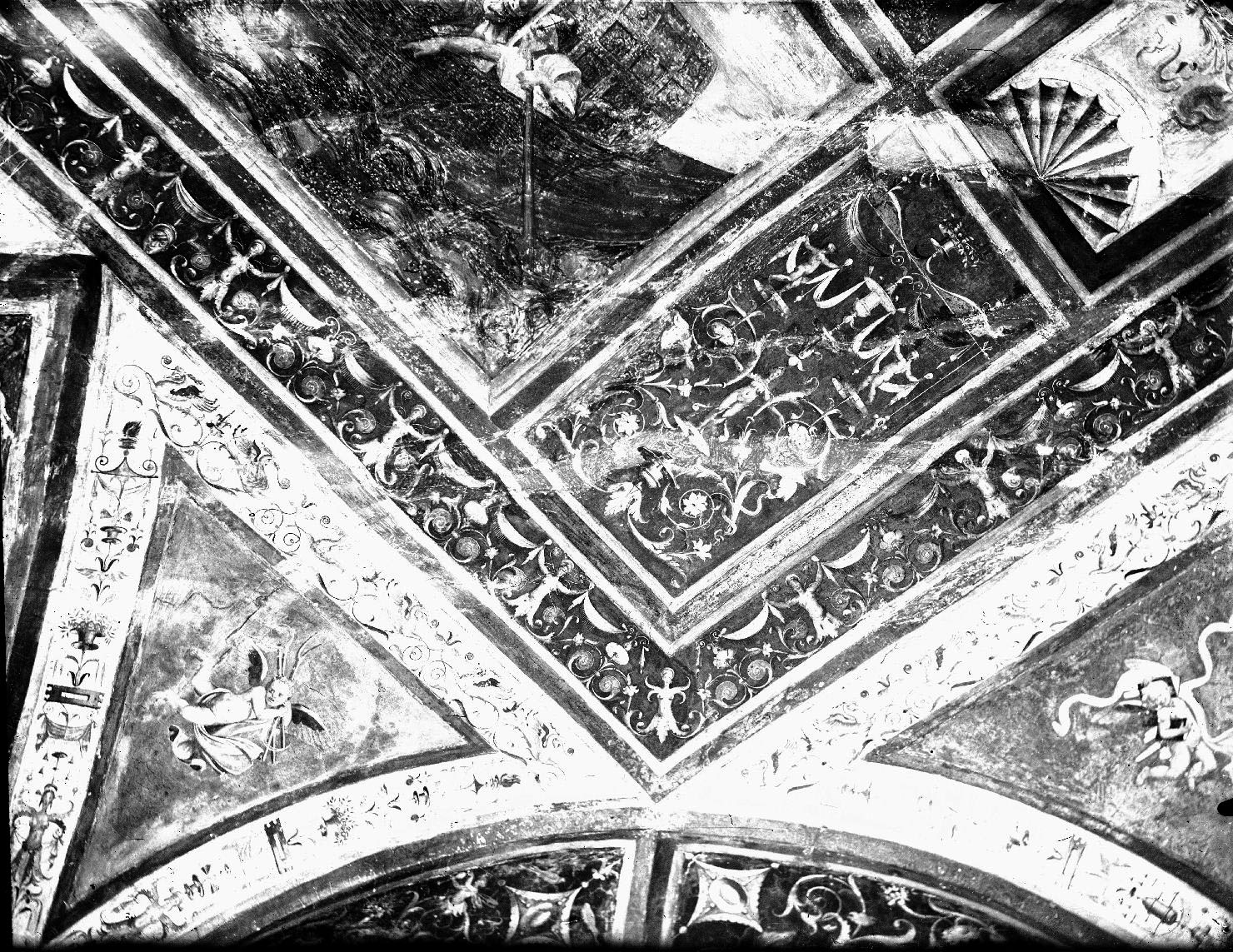 Mantova - Architetture - Pitture murali (negativo) di Anonimo (XX)