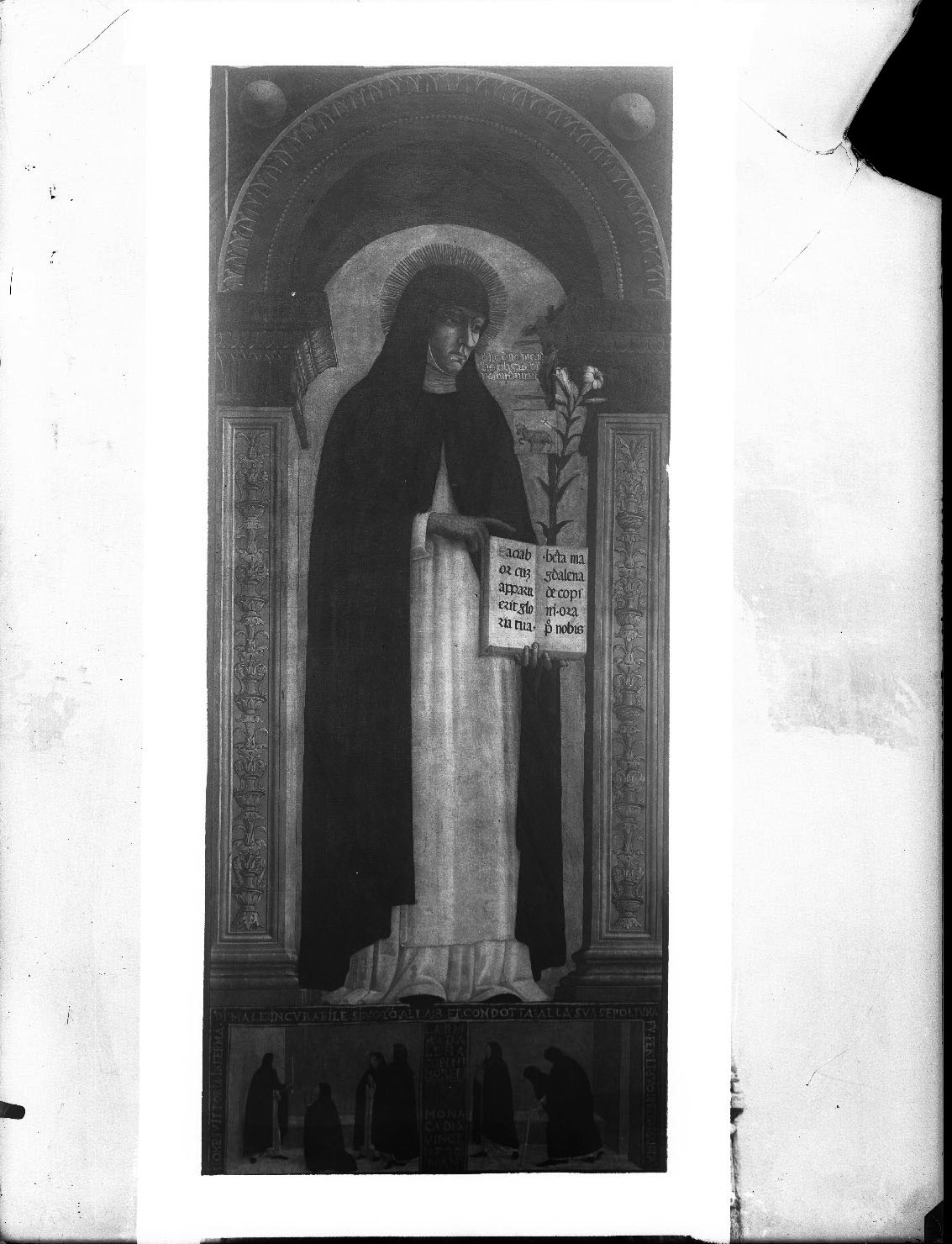Beata Maddalena Coppini - Dipinti (negativo) di Maestro di Palazzo d'Arco (cerchia), Anonimo (XX)