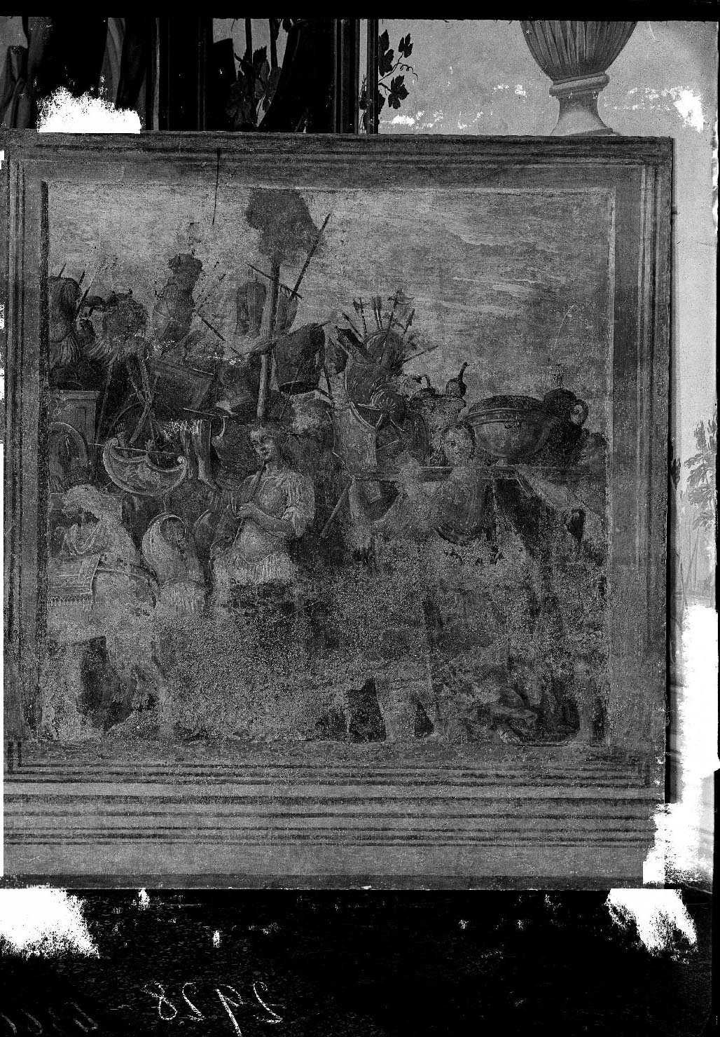 Mantova - Pitture murali - Restauri (negativo) di Dondi, Ludovico (attr), Anonimo (XX)