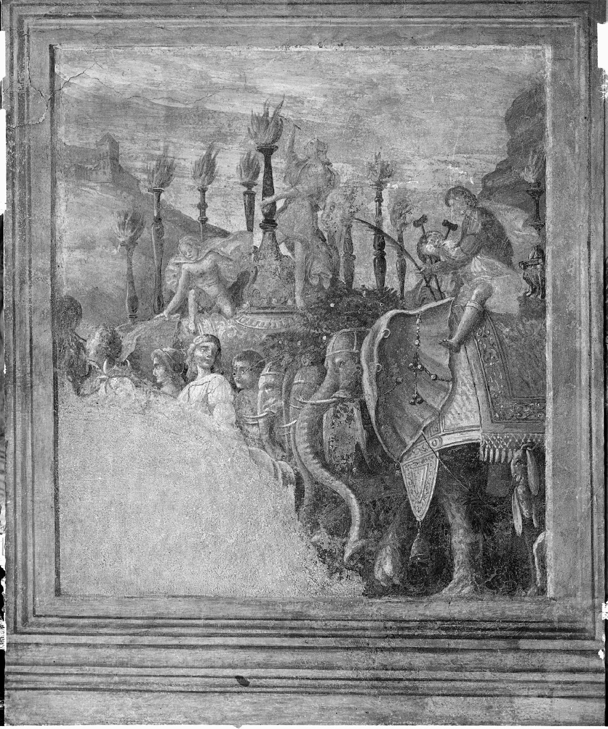 Mantova - Pitture murali - Restauri (negativo) di Dondi, Ludovico (attr), Anonimo (XX)