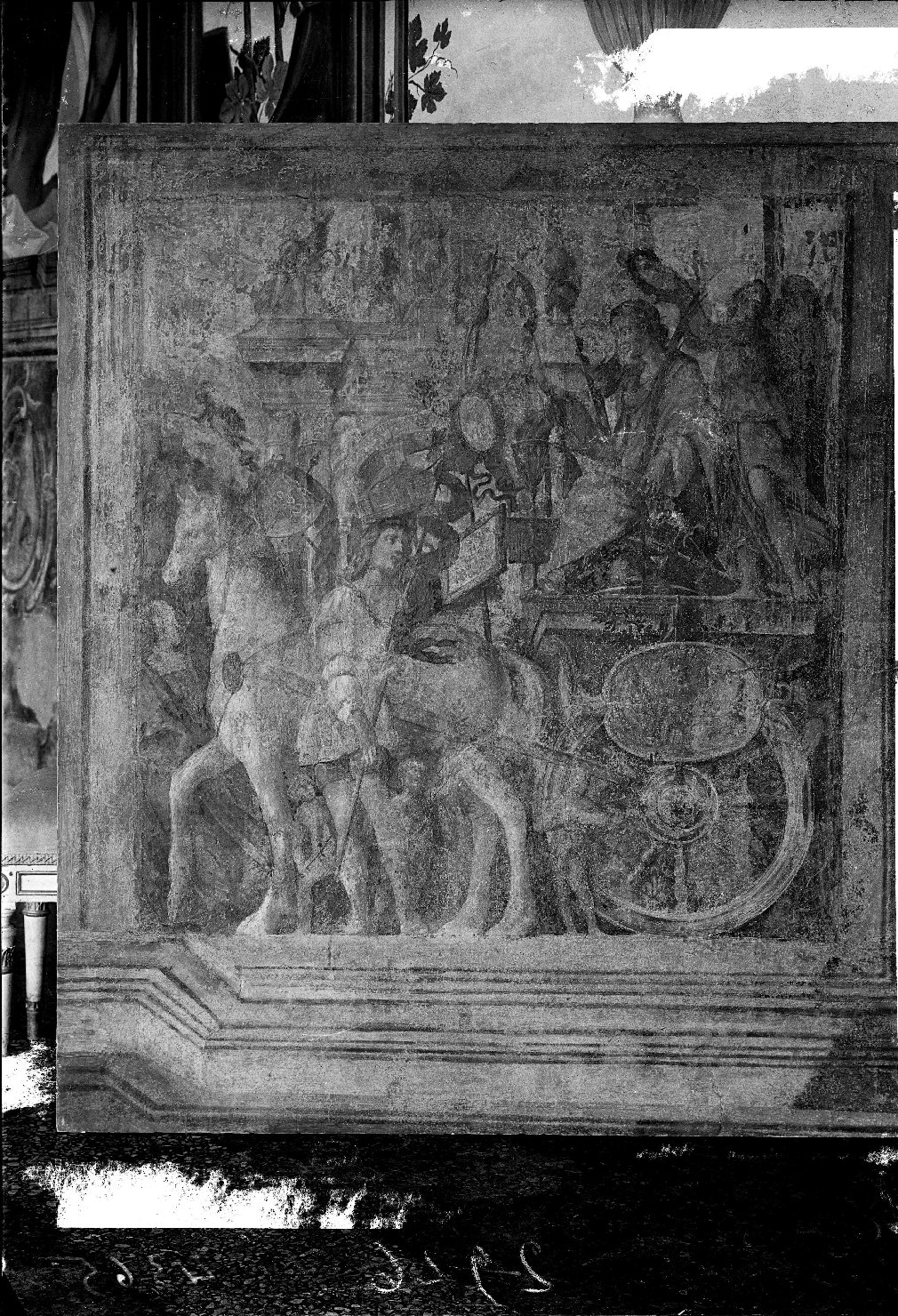Mantova - Pitture murali - Restauri (negativo) di Dondi, Ludovico (attr), Anonimo (XX)