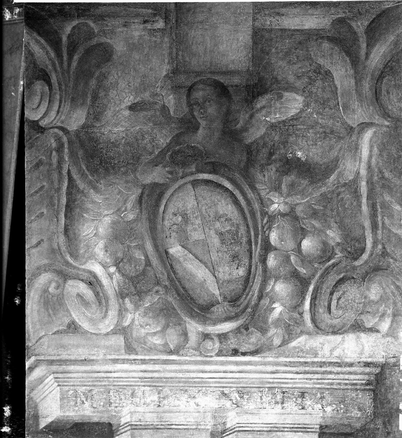 Mantova - Pitture murali - Restauri (negativo) di Anonimo - ambito mantovano (XX)