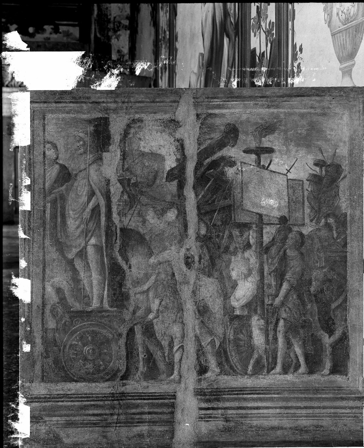 Mantova - Pitture murali - Restauri (negativo) di Dondi, Ludovico (attr), Anonimo (XX)