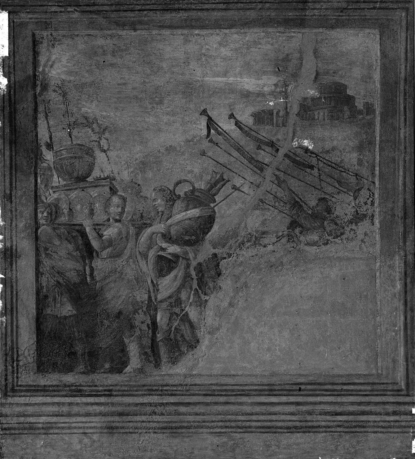 Mantova - Pitture murali - Restauri (negativo) di Dondi, Ludovico (attr), Anonimo (XX)