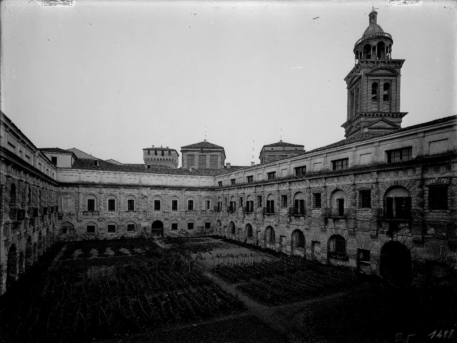 Mantova - Architetture (negativo) di Giulio Romano, Bertani, Giovanni Battista, Anonimo (XX)