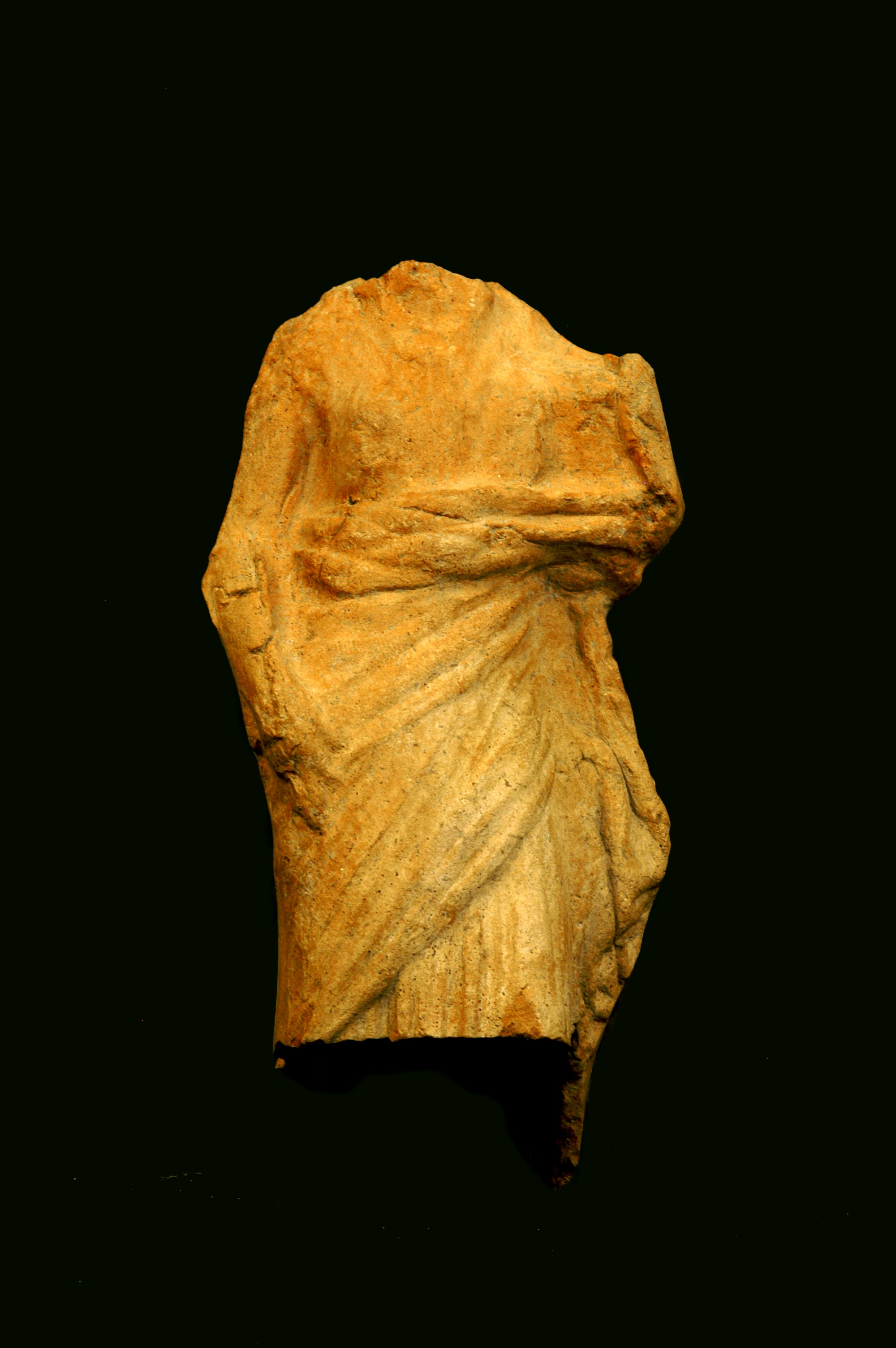 figura femminile panneggiata (statuetta/ femminile) (primo quarto II a.C)