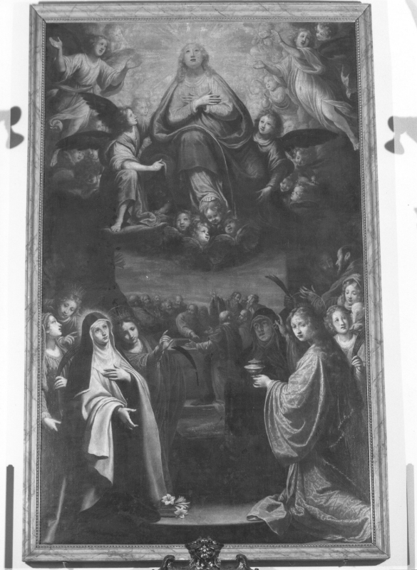 assunzione della Madonna (dipinto) di Rosselli Matteo (attribuito) (sec. XVII)