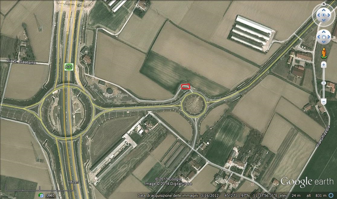 Ghizzole rotonda (villa, struttura abitativa) - Montegaldella (VI)  (seconda metà II d.C)