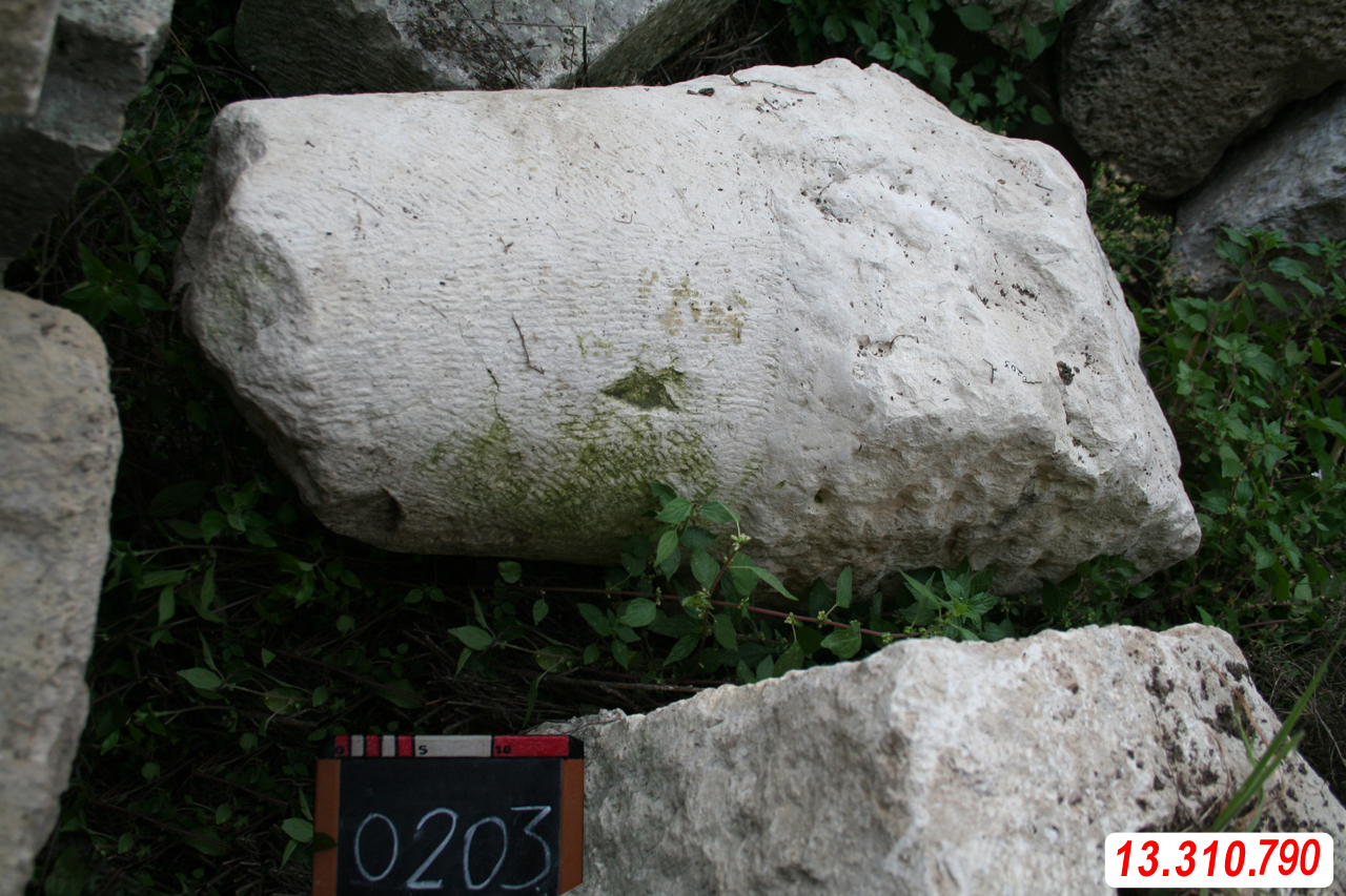 blocco, cippo (XVII-XVIII sec. d.C)