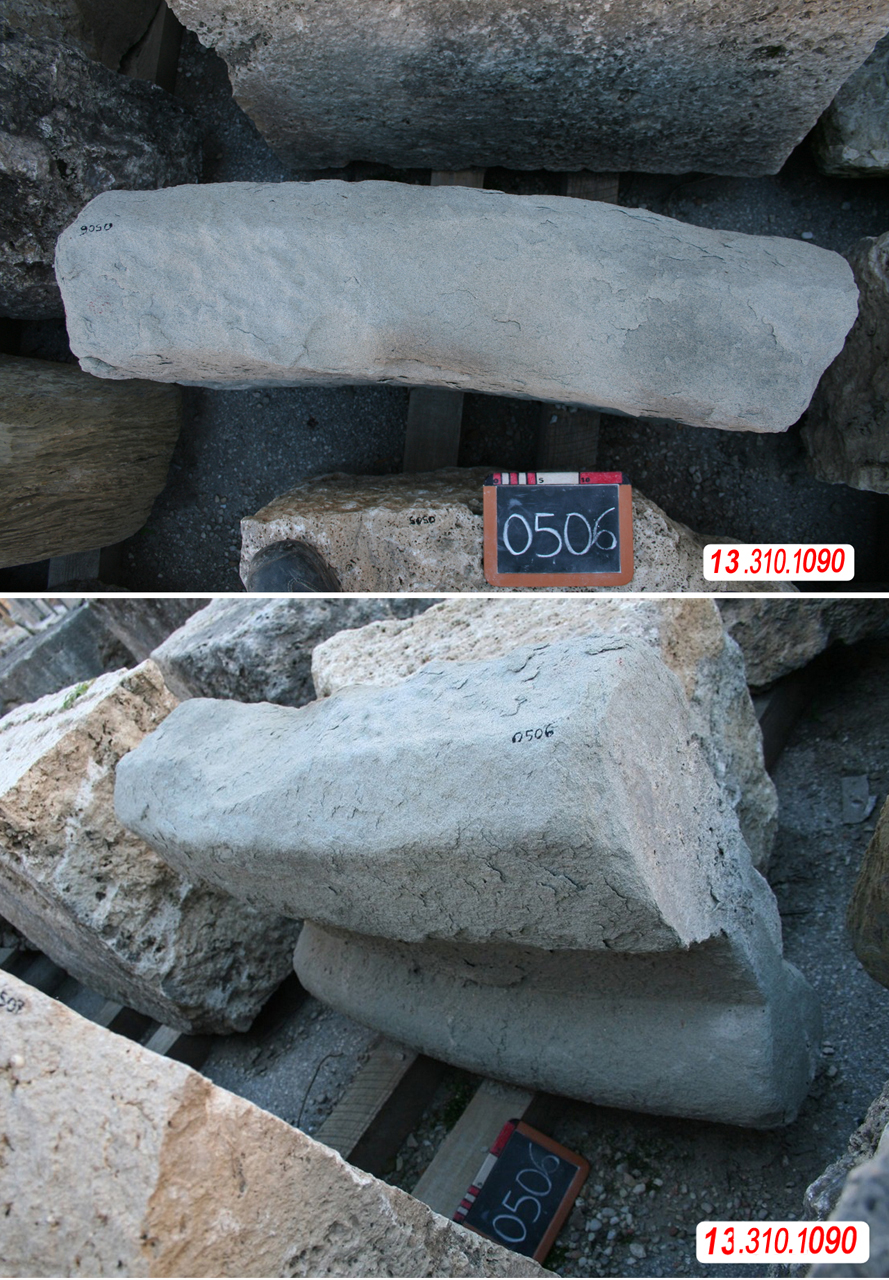 Blocco modanato (Eta' romana imperiale)