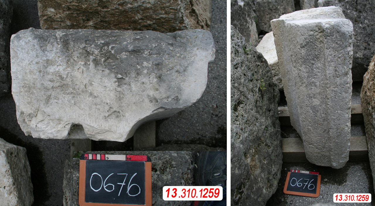 base di podio (inizio Eta' romana imperiale)