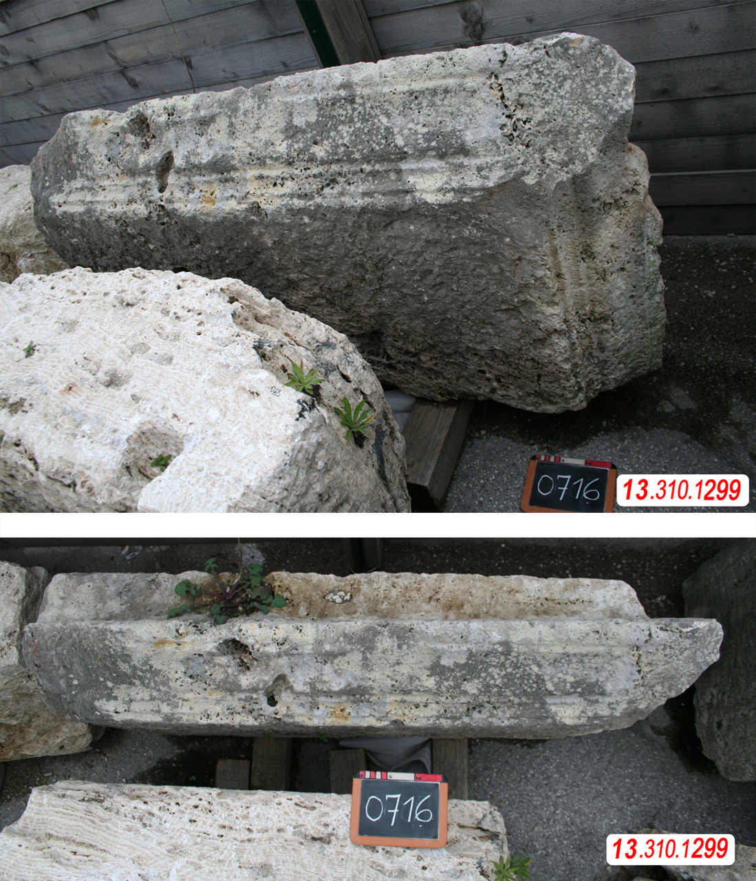 Blocco modanato, cornice? (Eta' romana imperiale)