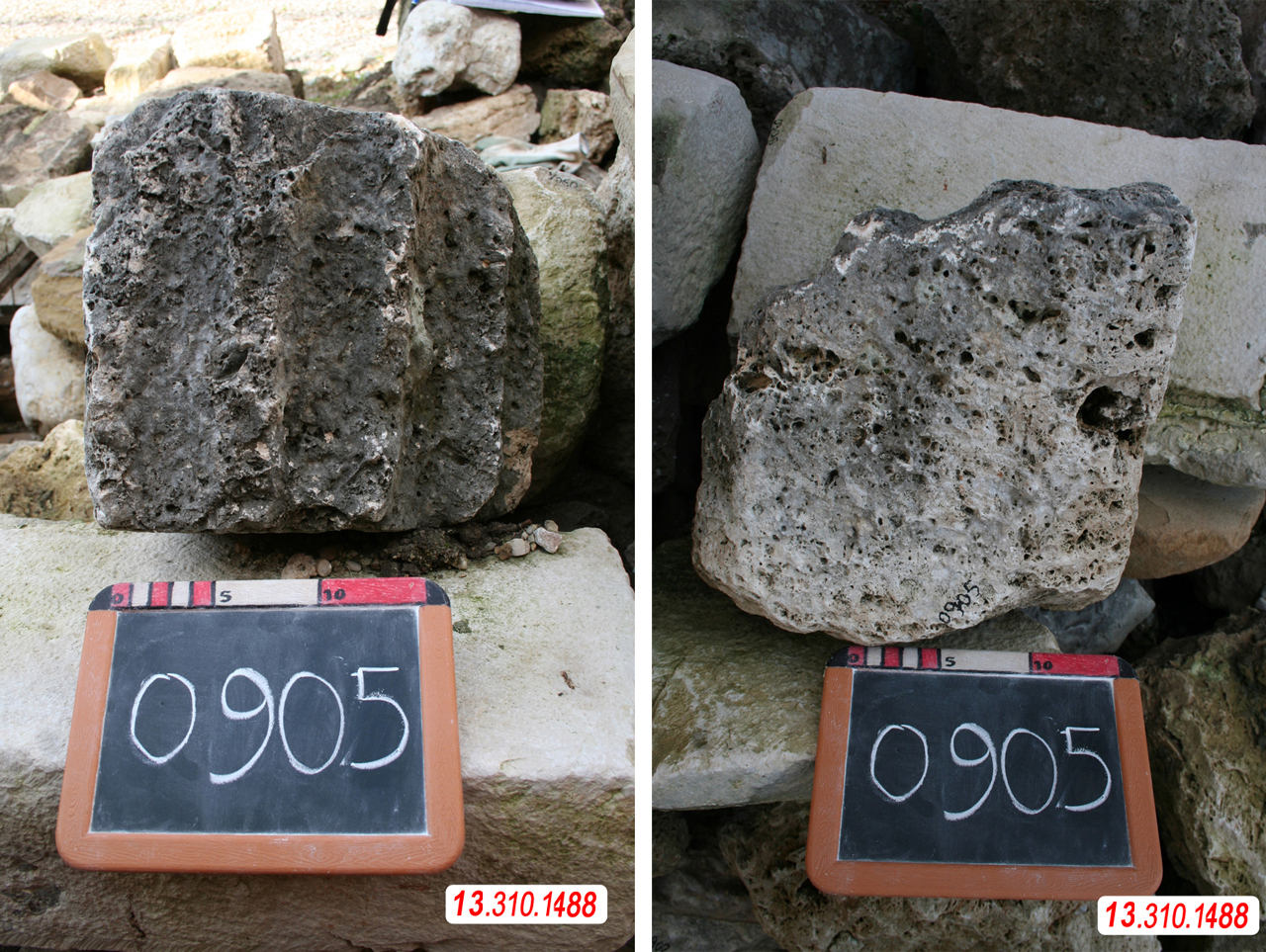 colonna, fusto dentato (Eta' romana imperiale)