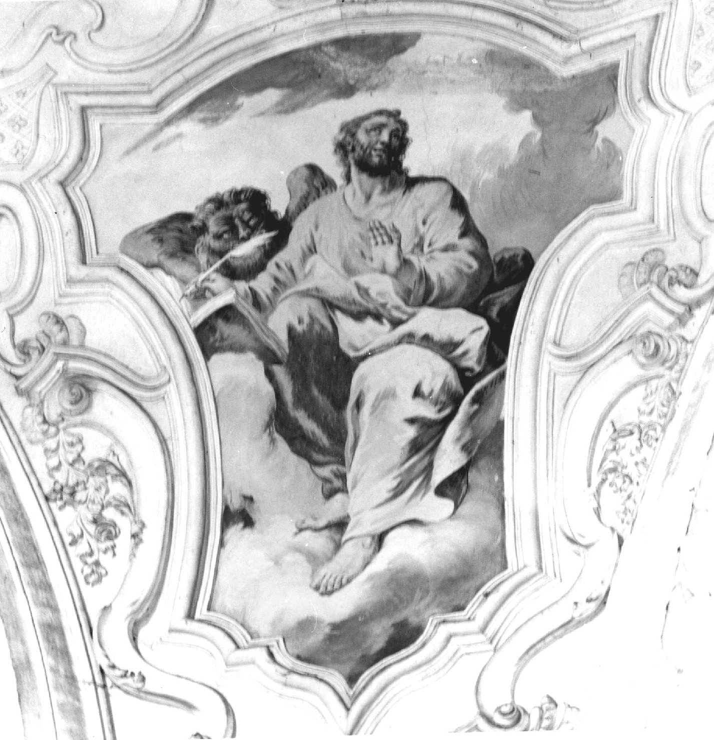 San Marco Evangelista (dipinto, complesso decorativo) di Perotti Pietro (sec. XVIII)