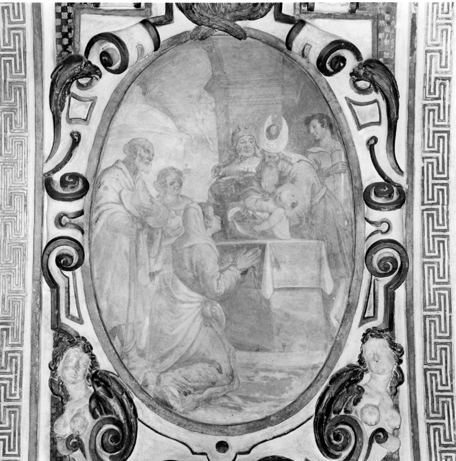 presentazione di Gesù al tempio (dipinto, complesso decorativo) di Gandino Antonio, Gandino Bernardino (sec. XVII)