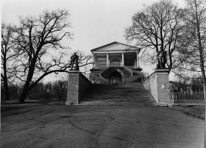 Reggia di Pavlovsk - Galleria Cameron - veduta (negativo) di Charles, Cameron, anonimo (seconda meta' XX)