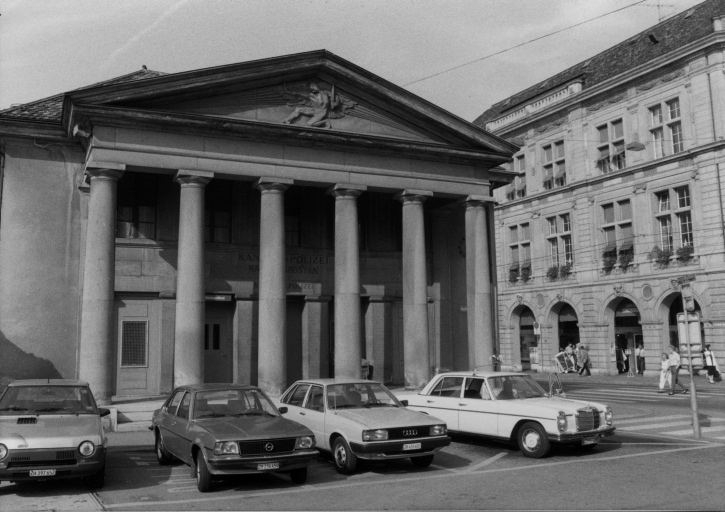 Zurigo - corpo di guardia - veduta (positivo) di Escher, Hans Kaspar, anonimo (seconda meta' XX)