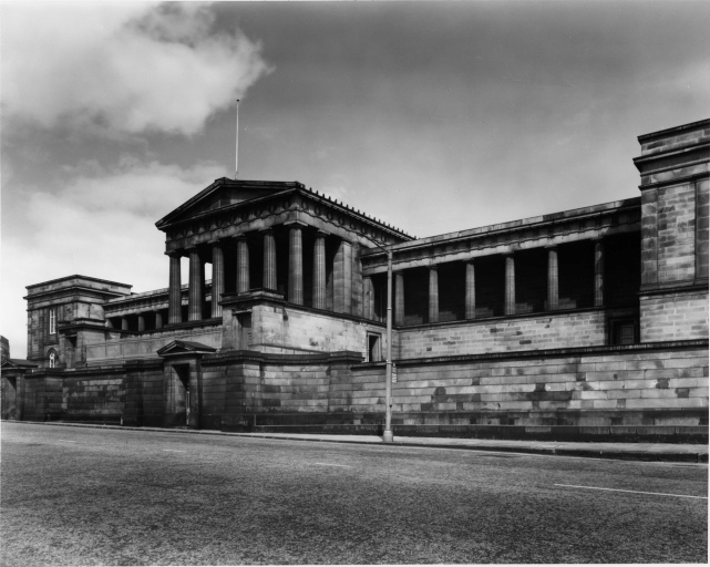 Edimburgo - Royal High School - veduta (negativo) di Hamilton, Thomas, Kersting, A. F (seconda meta' XX)