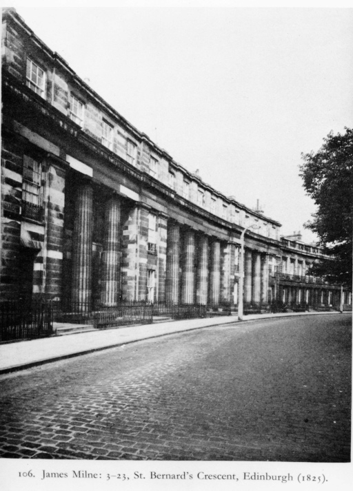 James MIlne 323, St Bernard's Crescent, Edinburgh (1825) negati