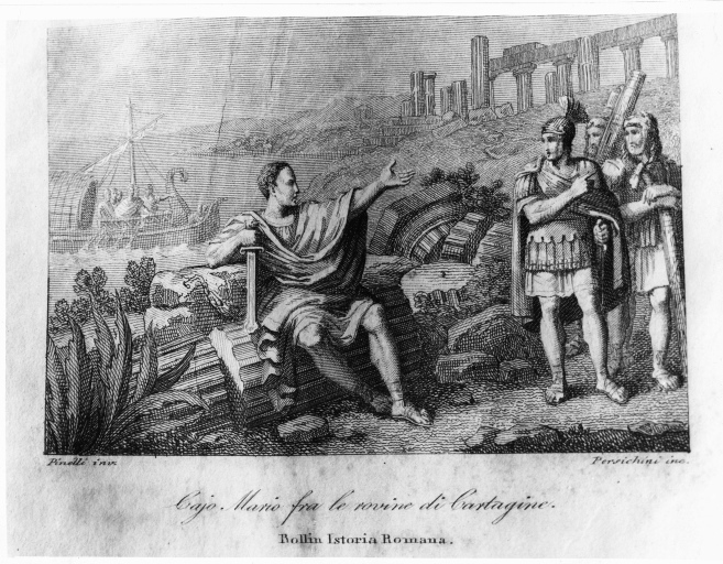 Caio Mario - Cartagine (negativo) di Pinelli, Bartolomeo, Persichini, Foto Giandean, Roma (seconda meta' XX)