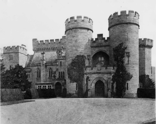 Castello - veduta (negativo) di Nickolson, P, anonimo (seconda meta' XX)