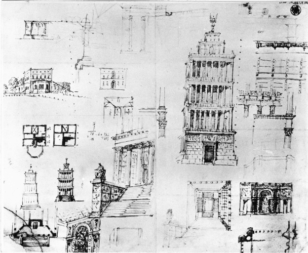 Monumento - Federico II - progetto (negativo) di Schinkel, Karl Friedrich, anonimo (seconda meta' XX)