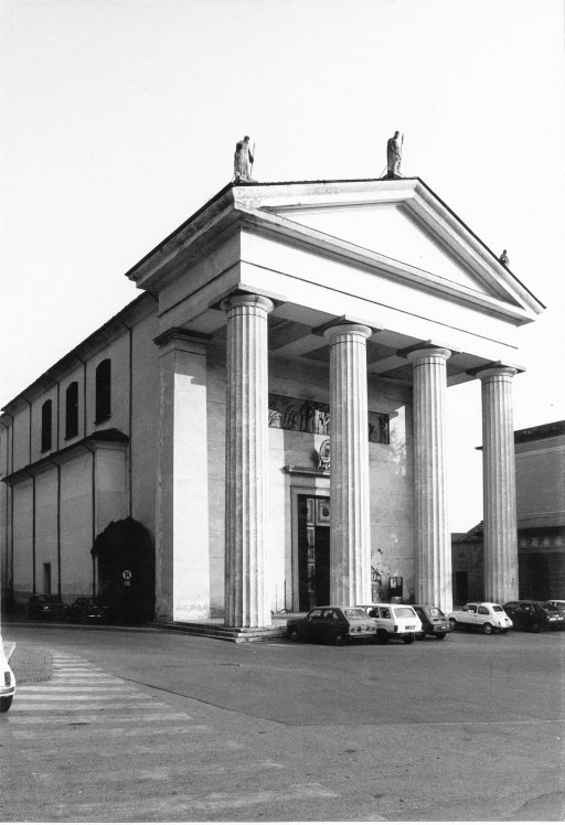 Valdobbiabene - Chiesa Arcipretale - veduta (negativo) di Segusini, Giuseppe, Salamoni, Giuseppe, Monti, Paolo (seconda meta' XX)