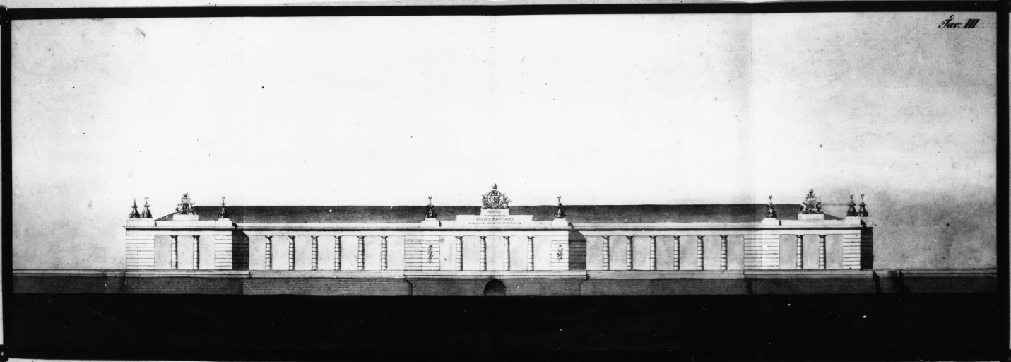Venezia - Rialto - Mercato coperto- progetto (negativo) di Salamoni, Giuseppe, anonimo (seconda meta' XX)
