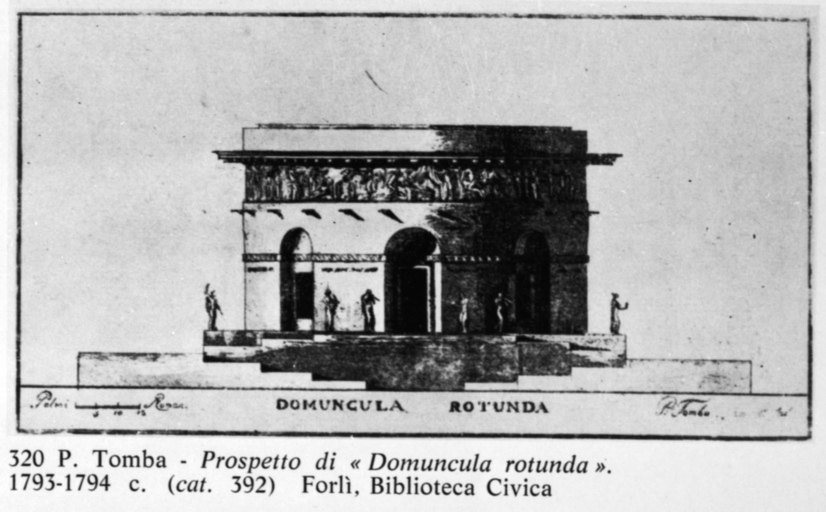 Palazzo - progetto - prospetto (positivo) di Tomba, P, Liverani, Giorgio (seconda meta' XX)