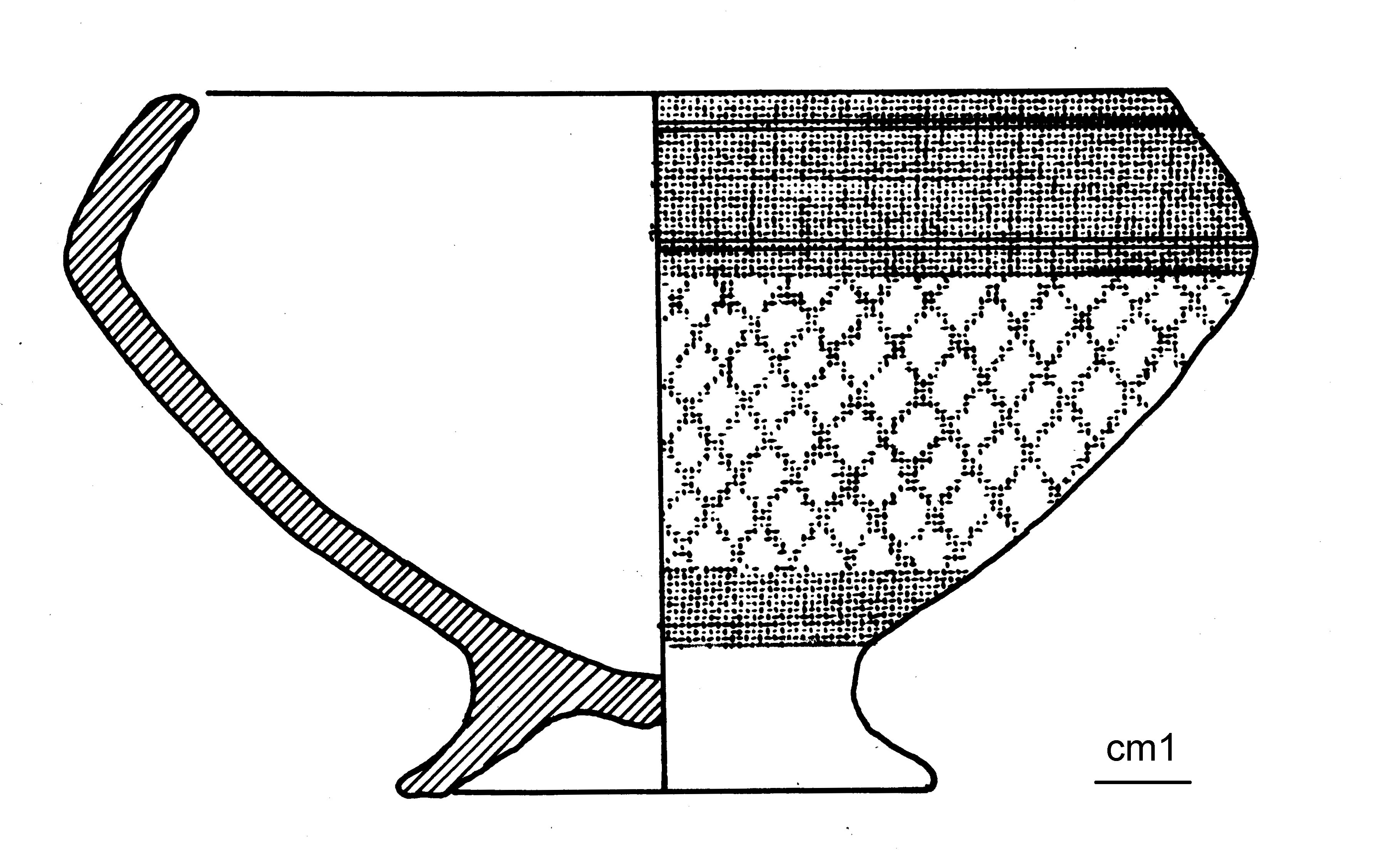 coppa carenata, Peroni 77,16 - cultura di Golasecca (seconda metà VI a.C)